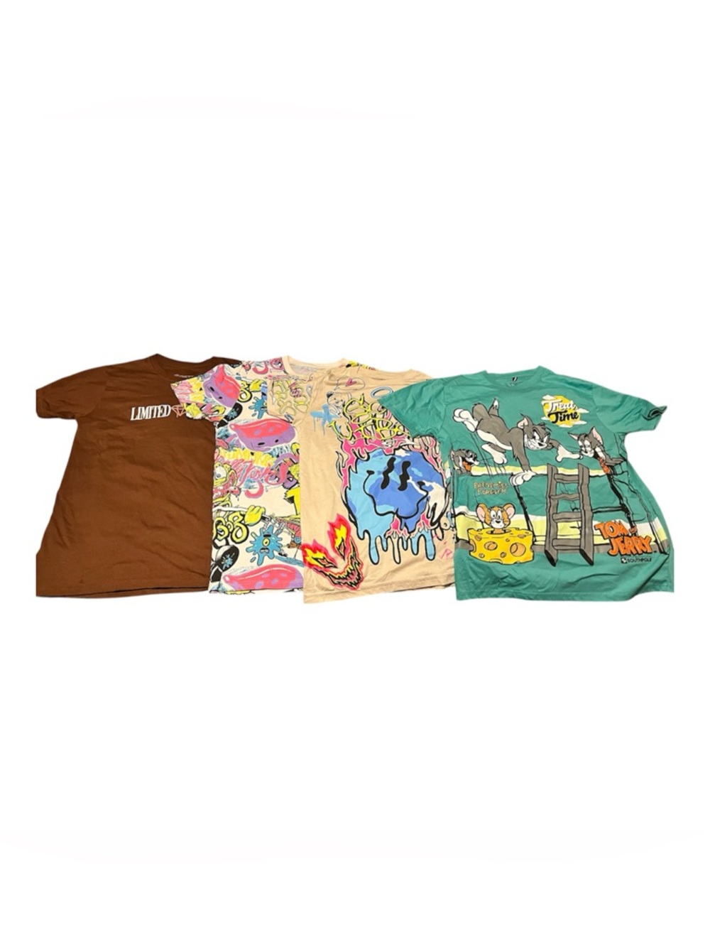 Men’s Bundle of Graphic T-Shirts, Preloved, size S.